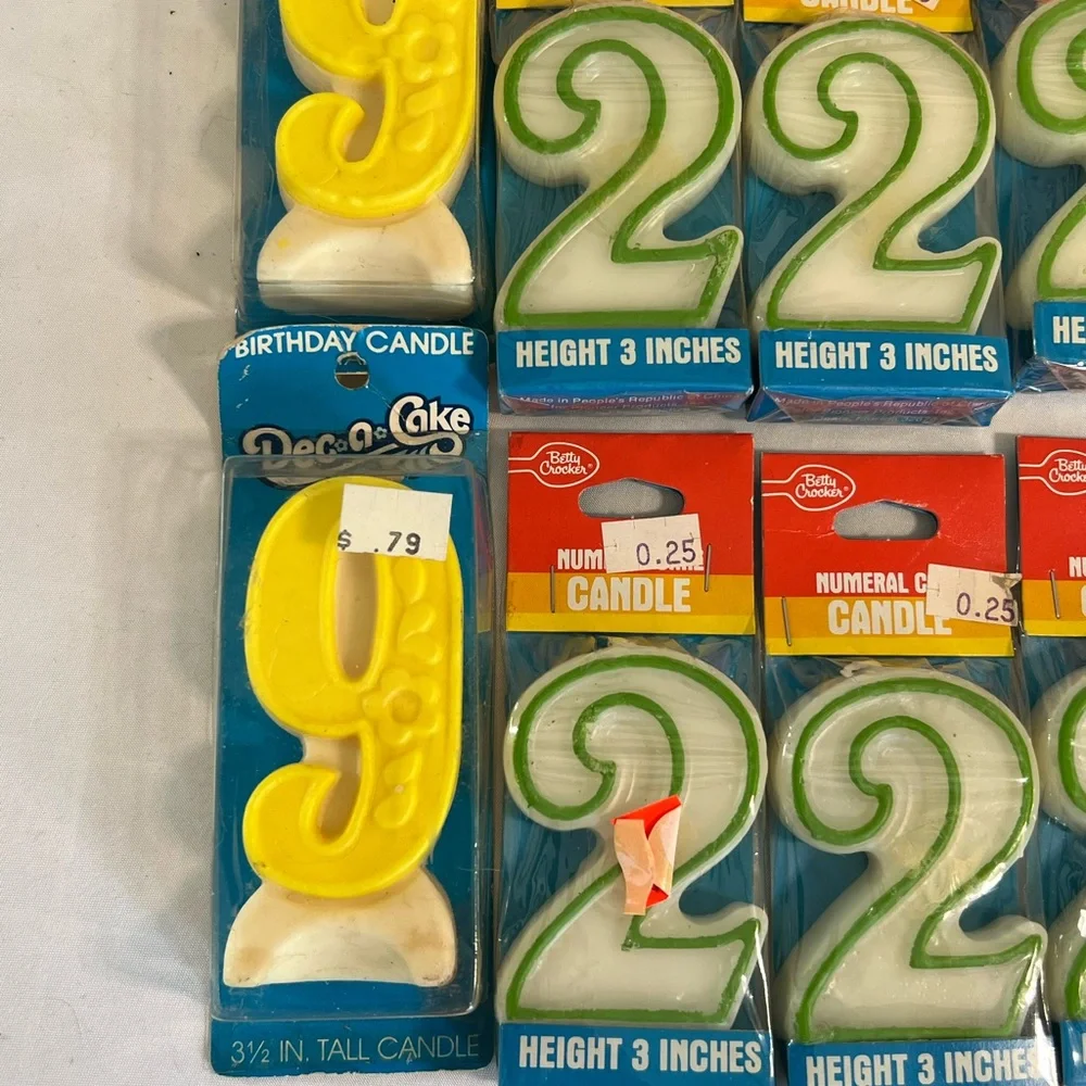 Vintage New Wilton Stork Carrying Baby Shower Decoration Cake Spaceman Lot Of 14